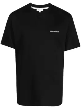 Norse Projects футболка с логотипом, черный