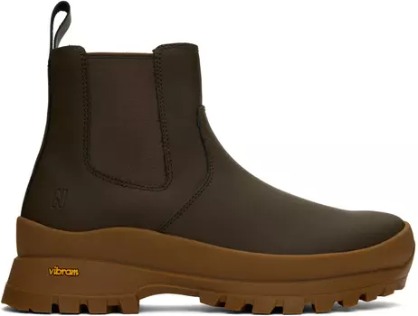 NORSE PROJECTS Коричневые ботинки челси
