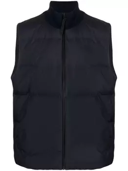 Norse Projects Pertex Shield quilted gilet, синий