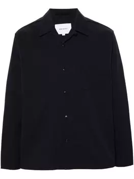 Norse Projects рубашка Carsten на кнопках, синий