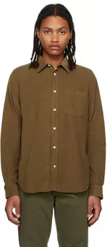 NORSE PROJECTS Светло-коричневая рубашка Освальда