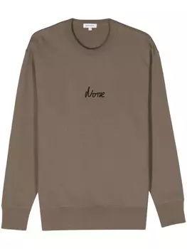 Norse Projects толстовка Arne из органического хлопка, зеленый