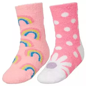 Northeast Outfitters Cosy Cabin Youth, супермягкие носки-ботинки, 2 упаковки, розовый