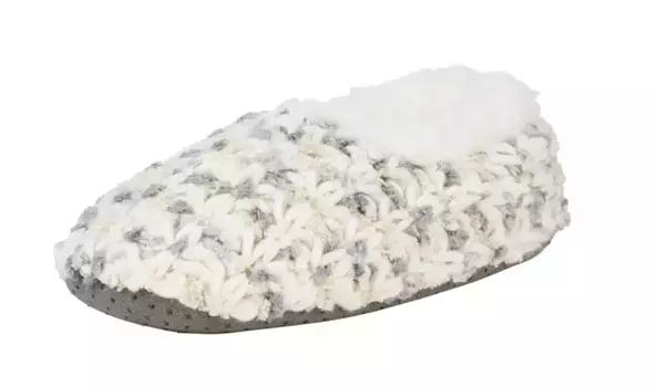 Northeast Outfitters Женские массивные тапочки Cosy Cabin Space Dye, серый