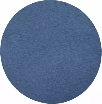 NORTHRUGS ковер "Miami", круглый, для внутреннего и наружного использования, устойчивый к атмосферным воздействиям, для балкона, сада, гостиной, водонепроницаемый 200 см, синий