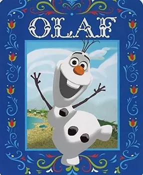 Northwest Disney Frozen Olaf Celebrate Spring Royal плюшевое одеяло Raschel размером 40 x 50 дюймов в подарочной коробке