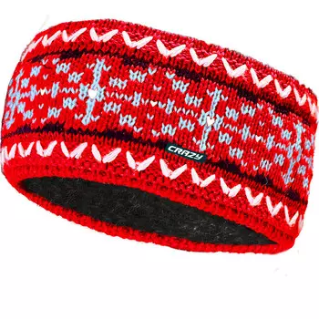 Норвежская повязка на голову Crazy, цвет Snowflake