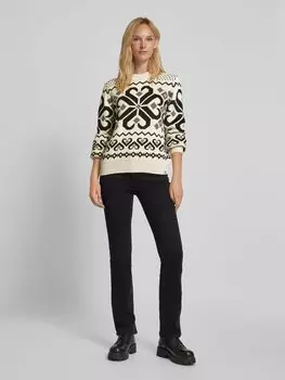 Норвежский свитер с круглым вырезом «FALKEBERG» Dale of Norway, кремовый