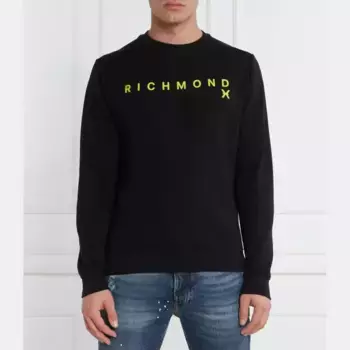 Носимая толстовка стандартного кроя Richmond X, черный