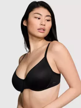 Носите демисезонный бюстгальтер без подкладки Everywhere Pink Wear Everywhere, черный