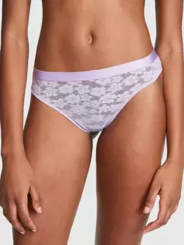 Носите повсюду кружевные трусики-стринги Pink, сиреневый