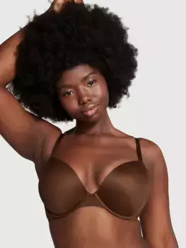 Носите везде бюстгальтер суперпуш-ап Pink Wear Everywhere, цвет Ganache