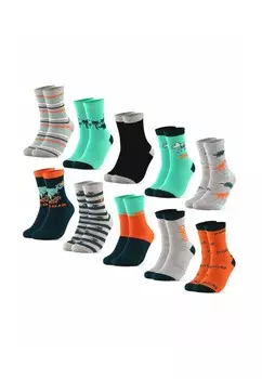 Носки 10 PACK MUSTER OCCULTO, оранжевый