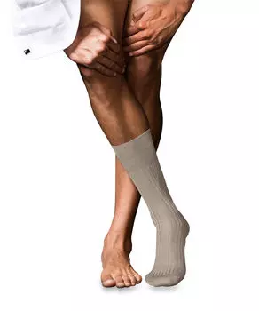 Носки "№10 pure fil d'cosse" Falke, бежевый