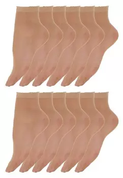 Носки 12 PACK Golden Lady, коричневый