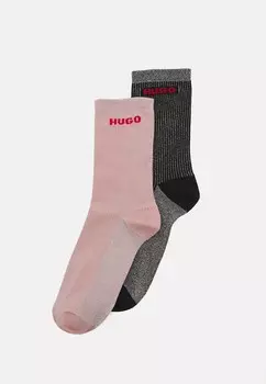 Носки 2 PACK HUGO, черный
