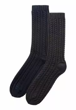 Носки 2 PACK THICK CABLE Next, синий