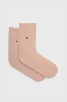 Носки (2 пары) 371221 Tommy Hilfiger, розовый