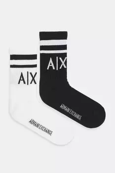 Носки (2 пары) Armani Exchange, черный