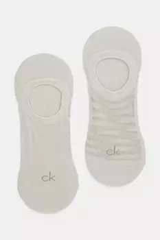 Носки 2 пары Calvin Klein, бежевый