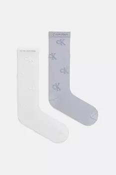Носки 2 пары Calvin Klein Jeans, белый