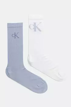 Носки 2 пары Calvin Klein Jeans, белый