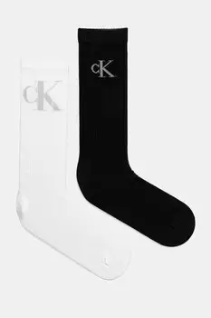 Носки 2 пары Calvin Klein Jeans, белый