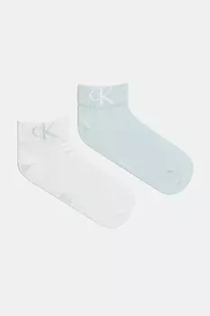 Носки 2 пары Calvin Klein Jeans, бирюзовый
