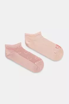 Носки 2 пары Calvin Klein Jeans, розовый