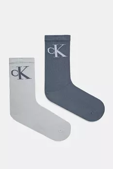 Носки 2 пары Calvin Klein Jeans, синий