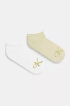 Носки 2 пары Calvin Klein Jeans, зеленый