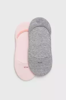Носки (2 пары) Calvin Klein, розовый