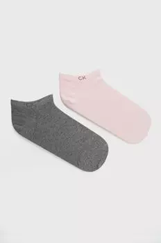 Носки (2 пары) Calvin Klein, розовый