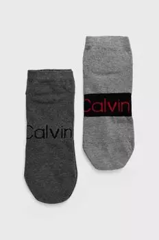 Носки (2 пары) Calvin Klein, серый