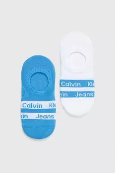 Носки , 2 пары Calvin Klein, синий