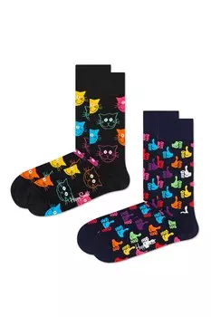 Носки - 2 пары Happy Socks, черный
