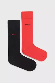 Носки (2 пары) Hugo, красный