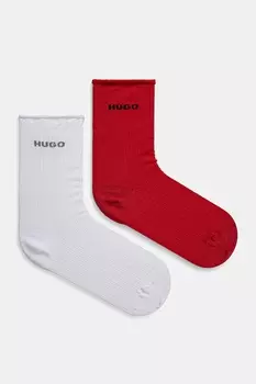 Носки 2 пары Hugo, красный