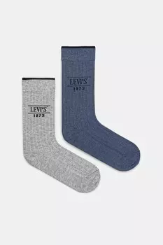 Носки 2 пары Levi'S, серый