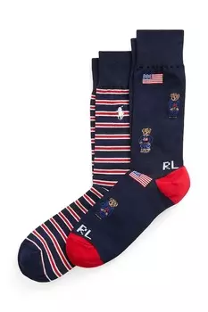 Носки 2 пары Polo Ralph Lauren, темно-синий