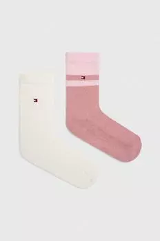 Носки , 2 пары Tommy Hilfiger, розовый
