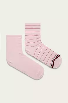 Носки (2 пары) Tommy Hilfiger, розовый