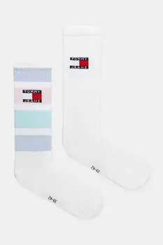 Носки 2 пары Tommy Jeans, бирюзовый