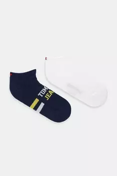 Носки 2 пары Tommy Jeans, темно-синий