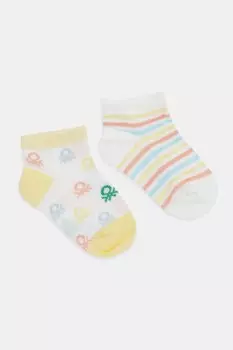 Носки, 2 пары United Colors Of Benetton, желтый