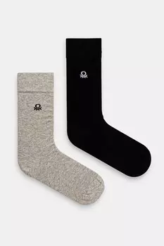 Носки, 2 пары United Colors Of Benetton, черный