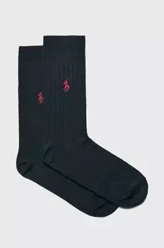 Носки (2 шт.) 449655209002 Polo Ralph Lauren, темно-синий