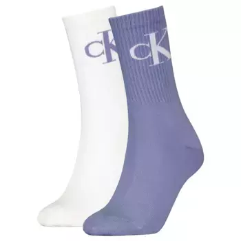 Носки 2 шт Calvin Klein Jeans Monogram crew, белый