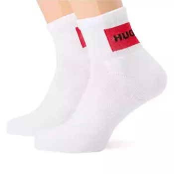 Носки 2 шт HUGO Rib Label 10260235, белый
