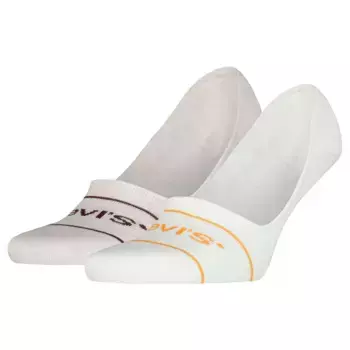 Носки 2 шт Levi's Low Rise Sport no show, белый